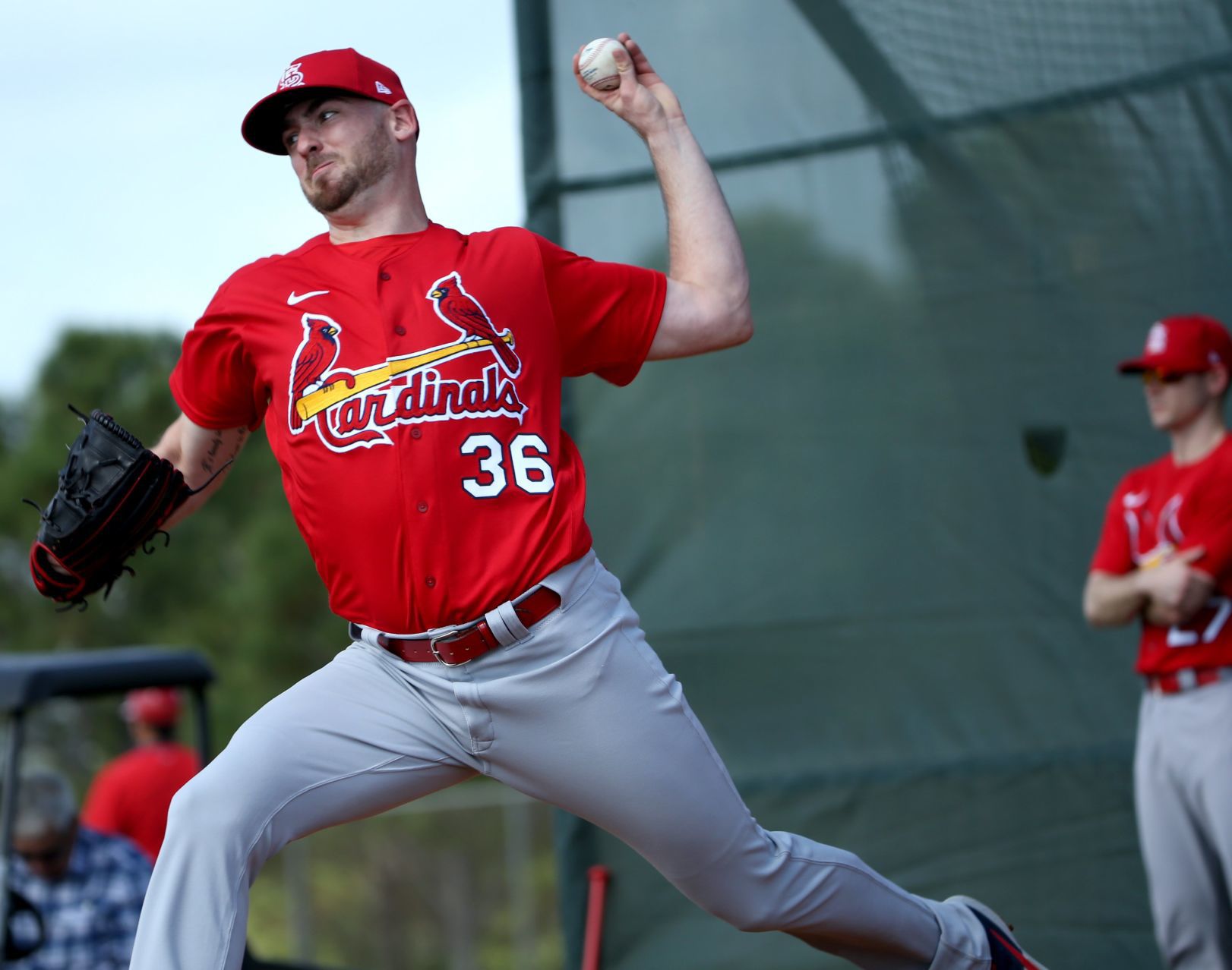 First official workout of Cardinals spring training